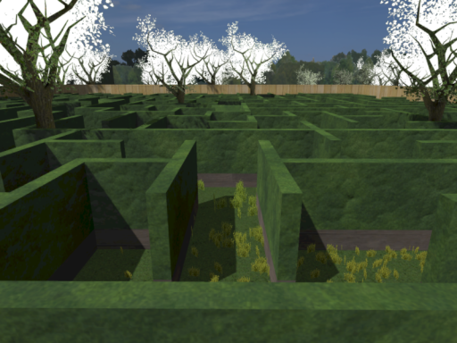 Simple Hedge Maze