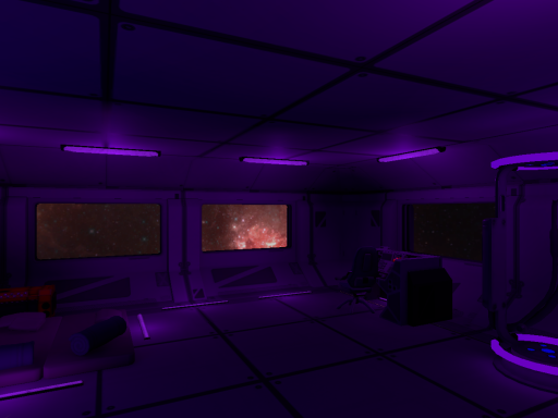 Night Cycle in Space