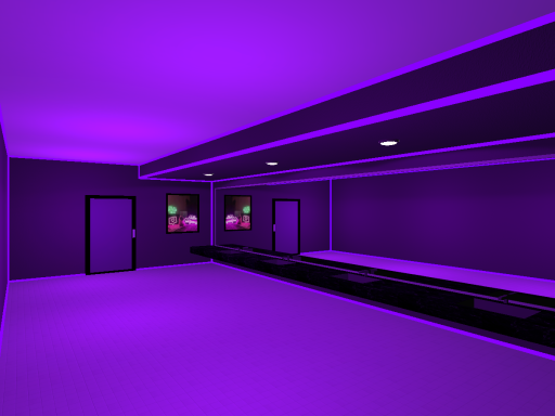 Summer Night Bathroom