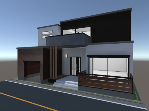 【Sample】Built In Garage House2