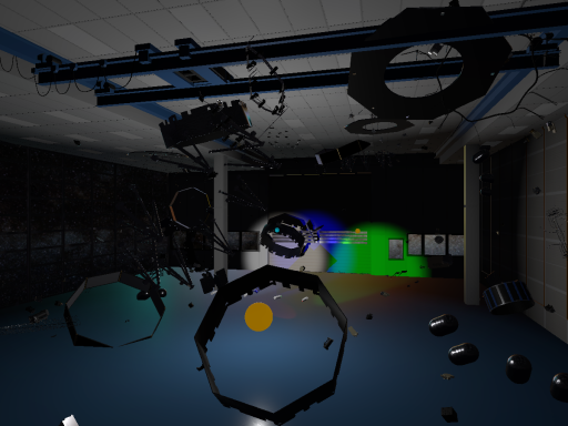 NASA Cleanroom with Zero G Space Junk