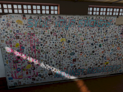 EF28 Sticker Wall