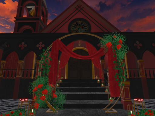 Sunset Red Wedding Venue