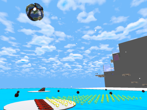 Sonic unleashed Christmas stage