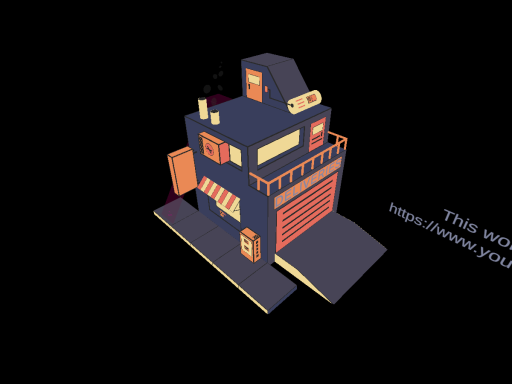 Isometric pixel art in 3d?