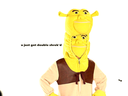 LOL u just got double shrek'd