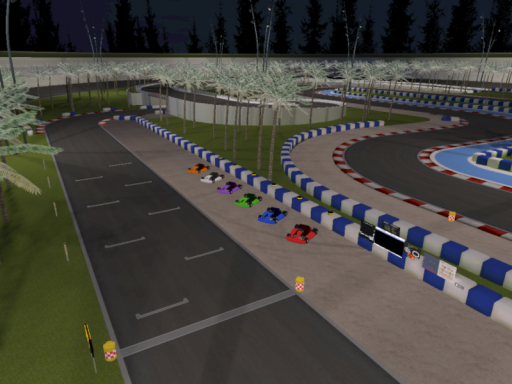 Kart Race Track Night