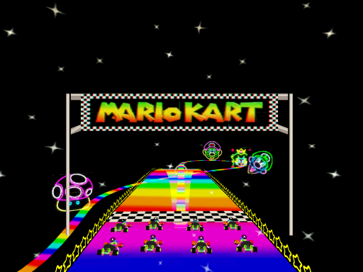 Rainbow road 64