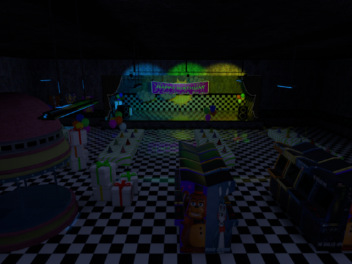 FNaF 2 Gmod Map （Dark update） （The Return of the Scary Puppet）