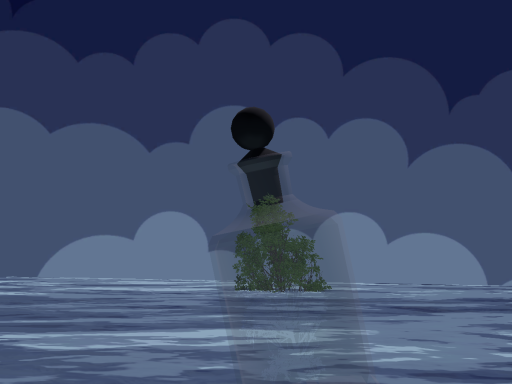 Bottle Among the Ocean