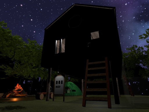 森の中の小さなキャンプ場 -Small camp site in the forest-