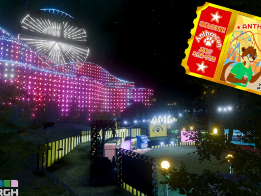 Anthrocon 2024 Anthrocoasterǃ Mainstage VR Portal