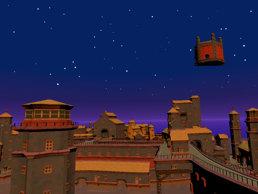 Bubbled Town in the Sea