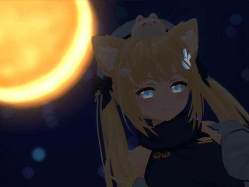 月の見える部屋