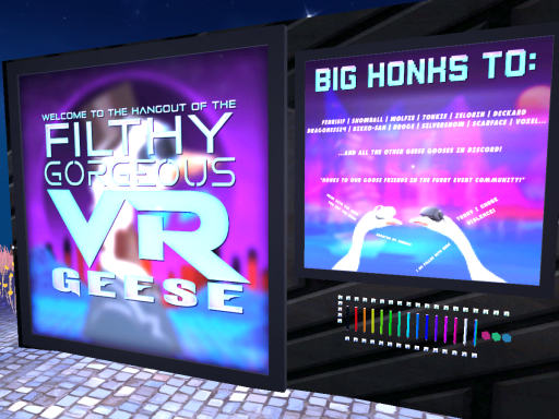 Filthy Gorgeous VR Geese Hangout