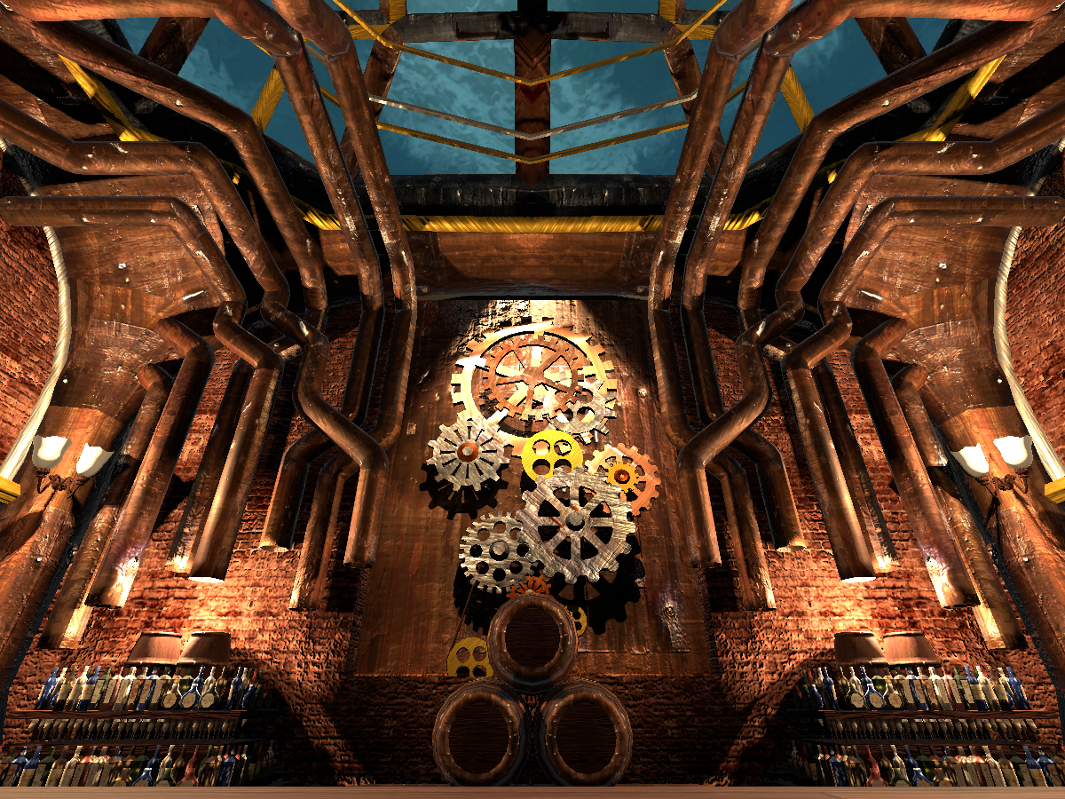 Steam Punk Warehouse Bar
