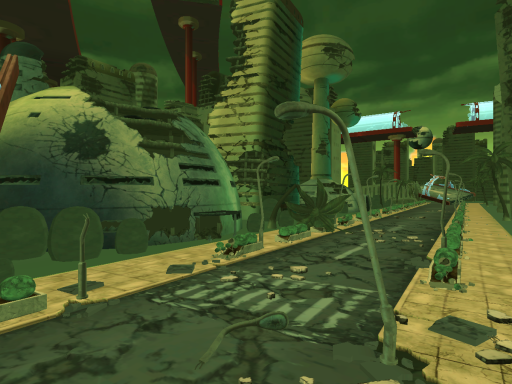 Another DBFZ Destroyed West City