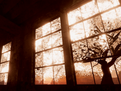 Twilight Cherry Blossoms