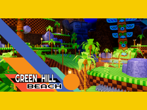 （LCD） Green Hill Beach - Sonic World