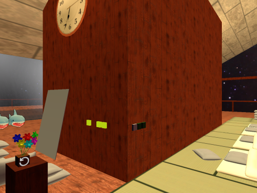 宇宙温泉付き和寝室 space onsenwasitu