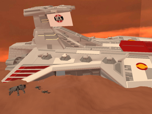 Crashed Republic Venator