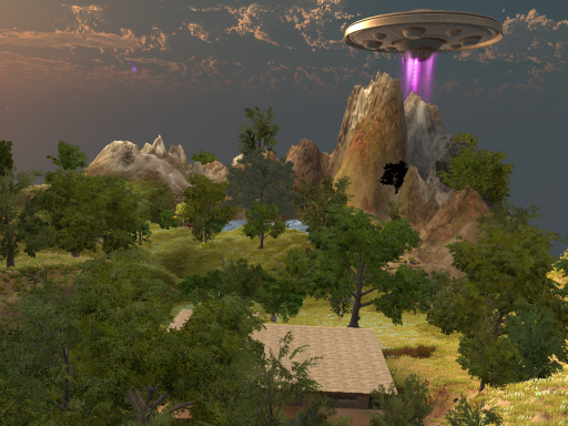 Serenity amongst trees