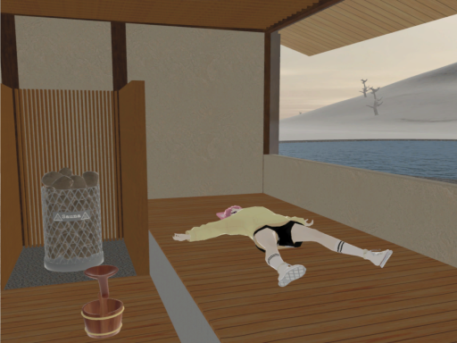 雪山のサウナ Sauna in the snowy mountain