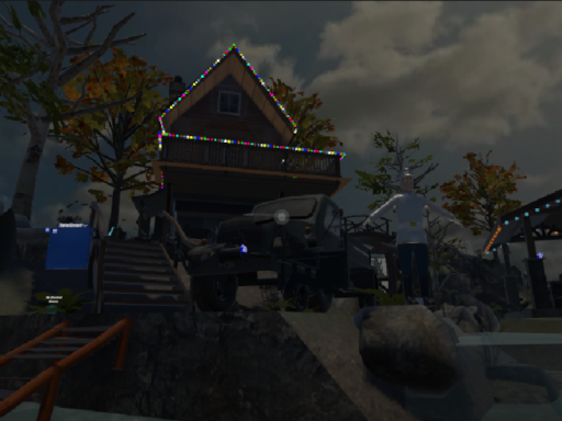 SamwiseLA's Forest Cabin - With World Video Player w⁄ Remote