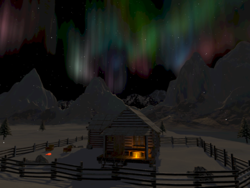 Aurora Snow Cabin - ex Altspace - by DesignerGirl_UK