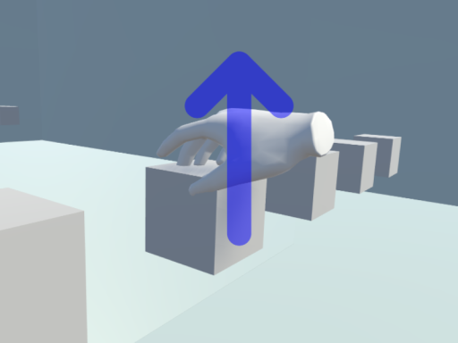 箱を持ち上げるワールド