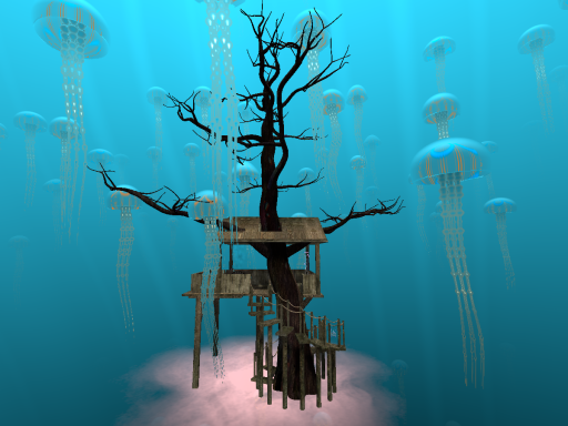 Treehouse in the Shade