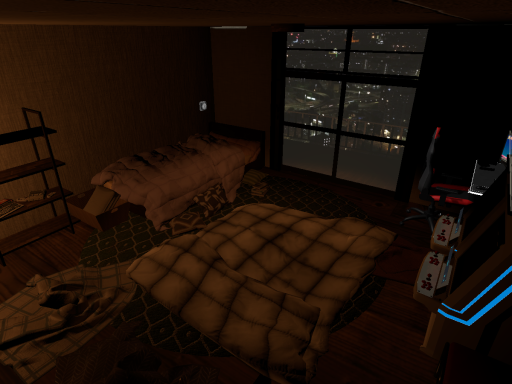 良い感じに散らかった部屋