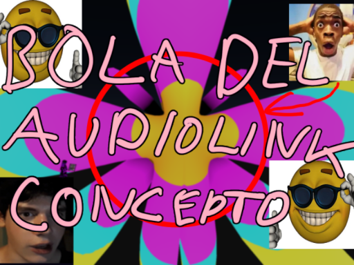 Bola del audiolink concepto