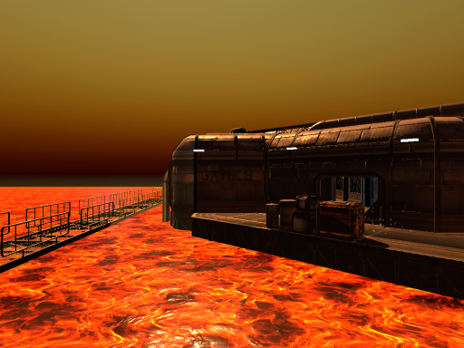 Industrial Volcanic ruins