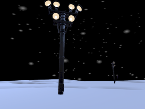 A piano in the snow․