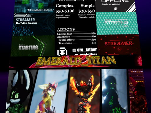 Ore Father and Emeralds Avatar⁄Streamer World