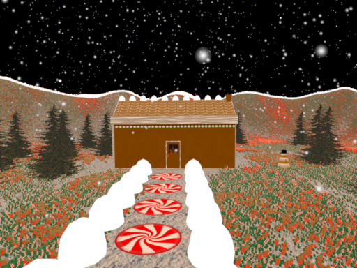 Christmas gingerbread house