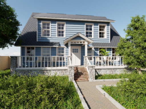 Classic Style American House