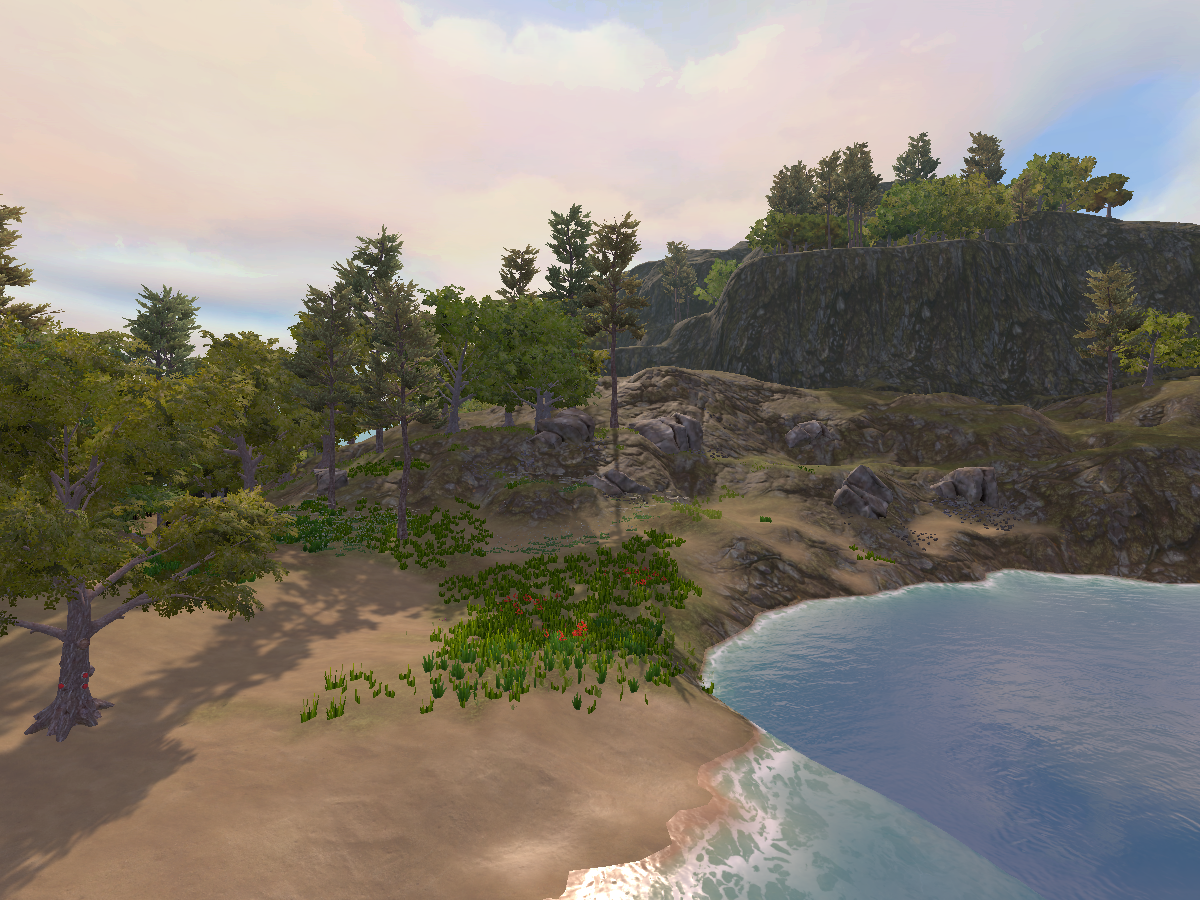 Cloudy Day on an Island