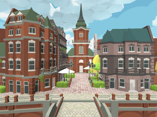 Low Poly Town