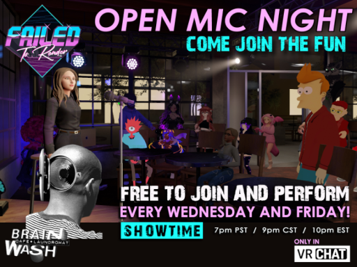 ［18＋］ Failed To Render Open Mic Night at BrainWash Cafe