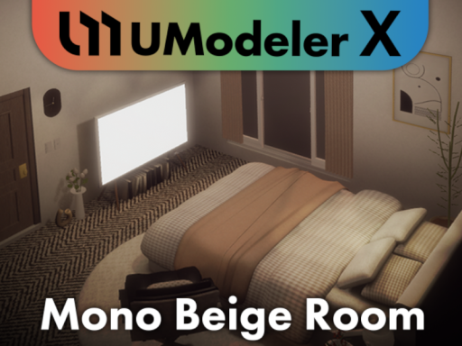 UModelerX_MonoBeigeRoom