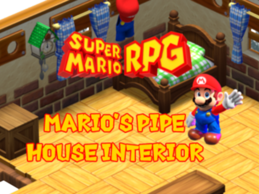 Mario RPG Mario's Pipe House Interior