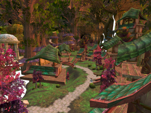 Darnassus and Teldrassil - World of Warcraft