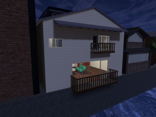 川沿いのおうち