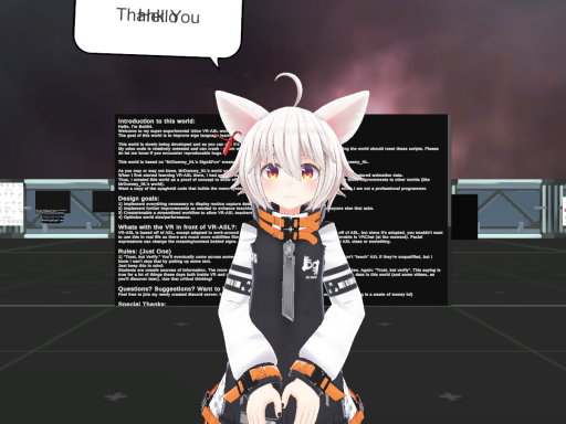 Experimental Sign Language World （Udon）