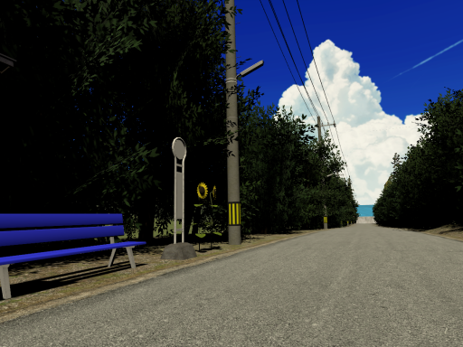 海に続く道 ⁄ Road to the sea