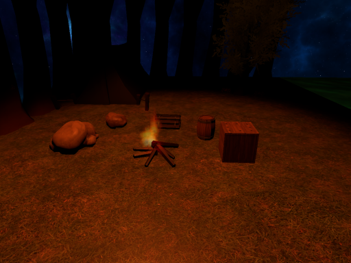 Camping by the river