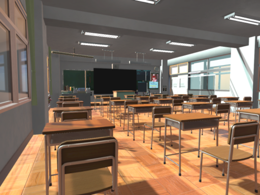 とある学校の教室（兼グループAQUAPLUS同好会部室）