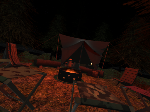 Campsite on an Island